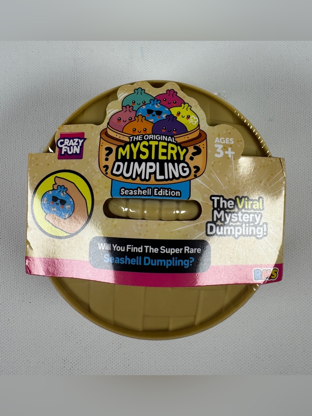 Five Below RMS Dumpling Squishy Viral Mystery Dumpling - Seashell Edition NEW